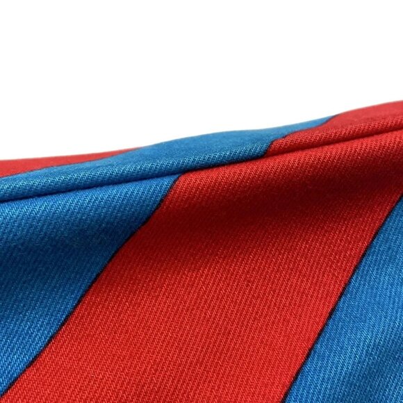 Auth miumiu - 5BZ006 Blue Red Multi Canvas Leather Backpack - Picture 11 of 16